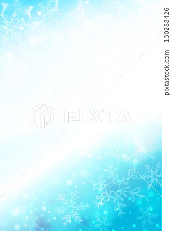 Watercolor style snow pattern background Watercolor style snow pattern background 130288426