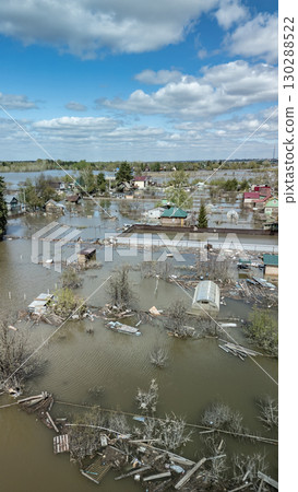 Floods and cyclone, global warming. Climate change,natural disasters the tsunami of nature.The apocalypse, catastrophes.Storms and destruction.The remnants of human life are floating in dirty water Floods and cyclone, global warming. Climate change,natural disasters the tsunami of nature.The apocalypse, catastrophes.Storms and destruction.The remnants of human life are floating in dirty water 130288522