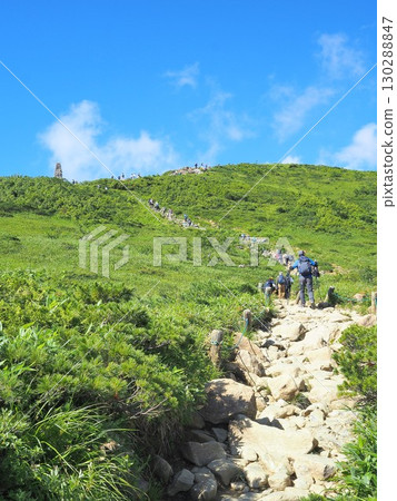 Nagano Prefecture, Happo-one scenery during the summer mountain season, August 130288847