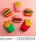 Junk food made from clay 130288928