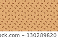 Autumn color seamless pattern with falling leaves. Hand drawn repeatable season background. Nature endless foliage print 130289820