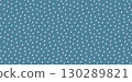 Drawing seamless cartoon pattern with falling drops. Hand drawn repeatable rain blue background. Nature endless print in doodle style 130289821