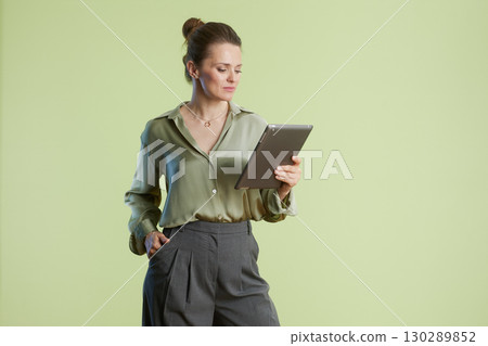 Professional Woman: Tablet and Modern Tech Professional Woman: Tablet and Modern Tech 130289852