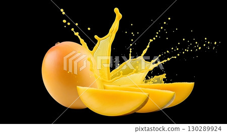 splash of apple in water splash of apple in water 130289924
