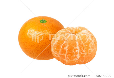 Mandarin orange illustration realistic mandarin orange 130290299