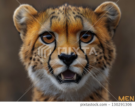 Cheetah in the wild showcasing natural speed and elegance with its spotted big cat appearance 130291306