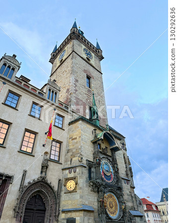 Old Tower With Astronomical Clock, Orloj In Prague, Czech Republic Old Tower With Astronomical Clock, Orloj In Prague, Czech Republic 130292636