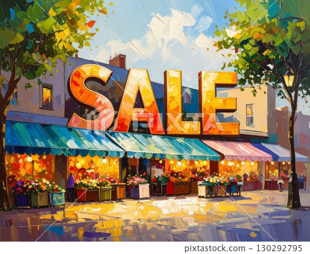 銷售橫幅（橫向） 130292795