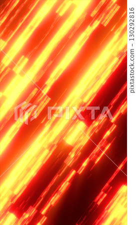 Dynamic glowing streaks of red and yellow light, fast motion abstract background Dynamic glowing streaks of red and yellow light, fast motion abstract background 130292816