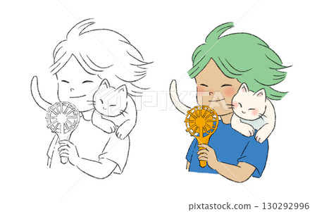 A handheld fan is a necessity during Japan's hot summer A handheld fan is a necessity during Japan's hot summer 130292996