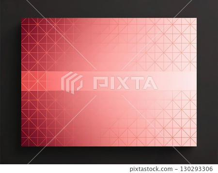 Simple red abstract geometric pattern 130293306