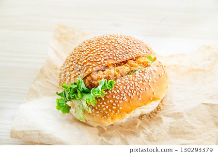 Shrimp Katsu Burger Shrimp Katsu Burger 130293379
