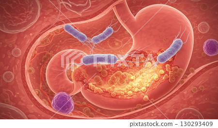 cell with blood cells 130293409