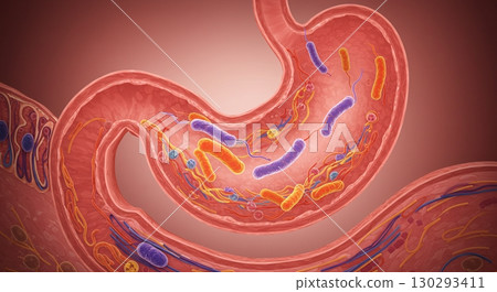 abstract figure to background 130293411