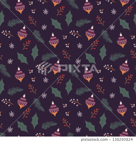 merry christmas pattern 130293824