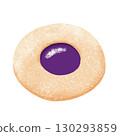 Blueberry jam cookies 130293859