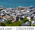 The streets of Mitarai seen from the historical hill park 130293990