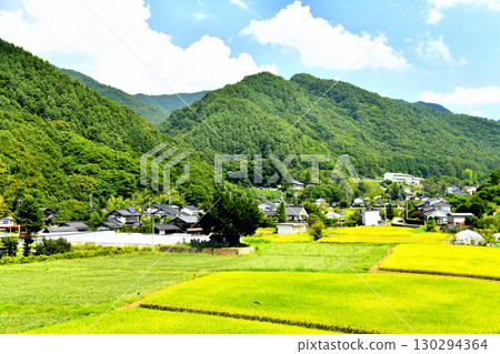 Streetscape of Ohinata, Sakuho Town, Nagano Prefecture / View towards the school (Sakuho Town, Nagano Prefecture) [September 2025] 130294364