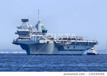 Maintaining peace in the Indo-Pacific region... Royal Navy aircraft carrier "Prince of Wales" arrives at Tokyo Port Maintaining peace in the Indo-Pacific region... Royal Navy aircraft carrier "Prince of Wales" arrives at Tokyo Port 130294488