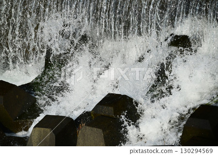 Flooding and rising water levels of rivers 130294569