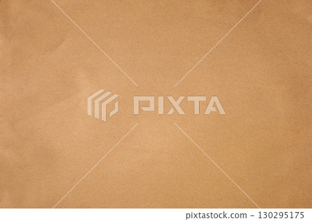 Brown paper with slight visible crease Brown paper with slight visible crease 130295175