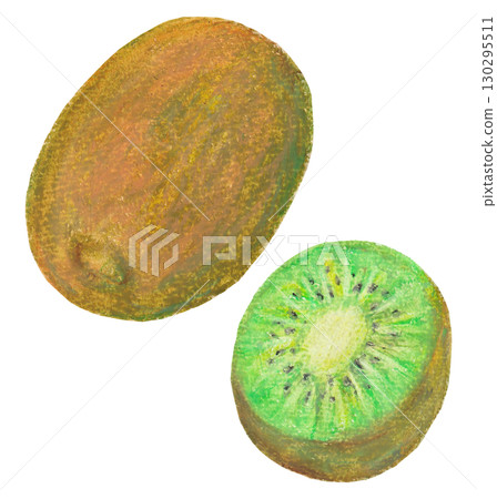 獼猴桃插圖油畫棒畫 130295511