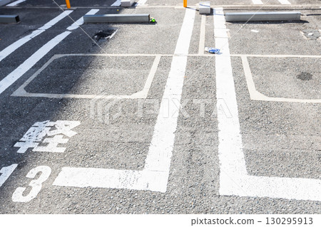 無鎖投幣停車場/無擋板付費停車場 130295913