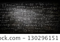 Scientific Formulas on Blackboard background . High quality FullHD footage 130296151