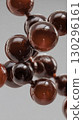 Visualization of Atoms and Molecules in Minimalist Style. High quality FullHD footage 130296161