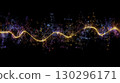 Neon Science Formulas Motion. High quality FullHD footage 130296171