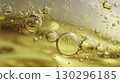 Golden Oil Bubbles Macro. High quality HD footage 130296185
