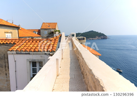 View from the city walls of Dubrovnik, Croatia, Europe View from the city walls of Dubrovnik, Croatia, Europe 130296396