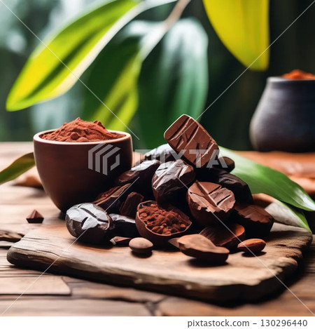 chocolate with hazelnuts 130296440