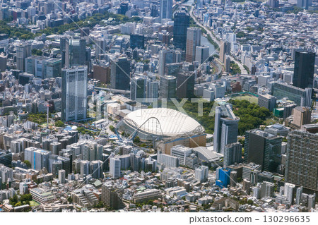 東京都文京區後樂一丁目地區的鳥瞰圖 東京都文京區後樂一丁目地區的鳥瞰圖 130296635