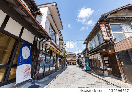 Kawagoe City, Saitama Prefecture, a popular tourist spot, sunny Kashiya Yokocho Kawagoe City, Saitama Prefecture, a popular tourist spot, sunny Kashiya Yokocho 130296767