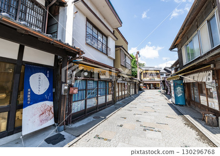 Kawagoe City, Saitama Prefecture, a popular tourist spot, sunny Kashiya Yokocho Kawagoe City, Saitama Prefecture, a popular tourist spot, sunny Kashiya Yokocho 130296768