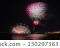Gorgeous fireworks lighting up the summer night sky 130297383