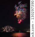 Gorgeous fireworks lighting up the summer night sky 130297390
