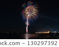 Gorgeous fireworks lighting up the summer night sky 130297392