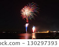 Gorgeous fireworks lighting up the summer night sky 130297393