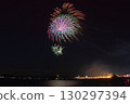 Gorgeous fireworks lighting up the summer night sky 130297394