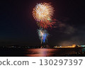 Gorgeous fireworks lighting up the summer night sky 130297397