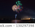 Gorgeous fireworks lighting up the summer night sky 130297398
