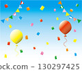 colorful balloons and confetti 130297425