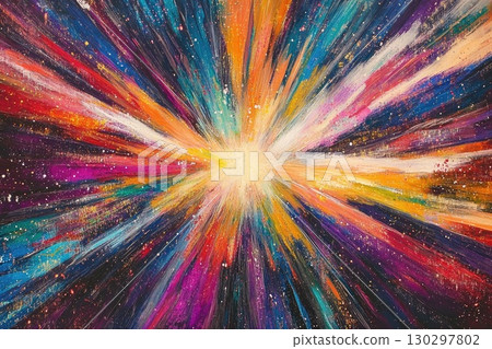 Colorful Hyperspace Burst Abstract Background Colorful Hyperspace Burst Abstract Background 130297802