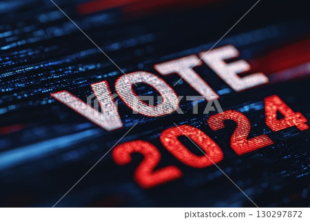 Vote 2024 is the message on this image 130297872