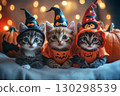 Kitten Halloween 130298539