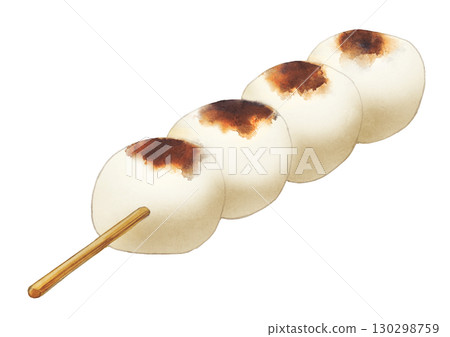 Grilled skewers of dumplings Grilled skewers of dumplings 130298759