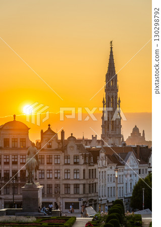 Mont des Arts at Sunset. Brussels, Belgium Mont des Arts at Sunset. Brussels, Belgium 130298792