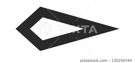 Cursor geometric frame mouse pointer 130299344
